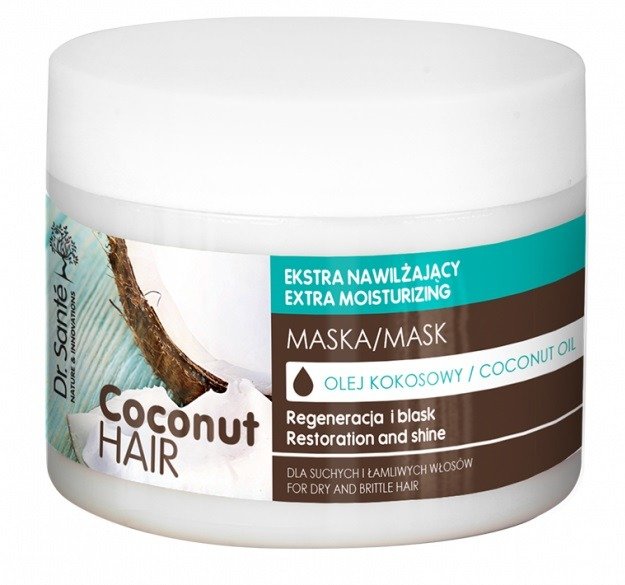 dr.sante coconut hair odżywka do włosów z olejem kokosowym 1l