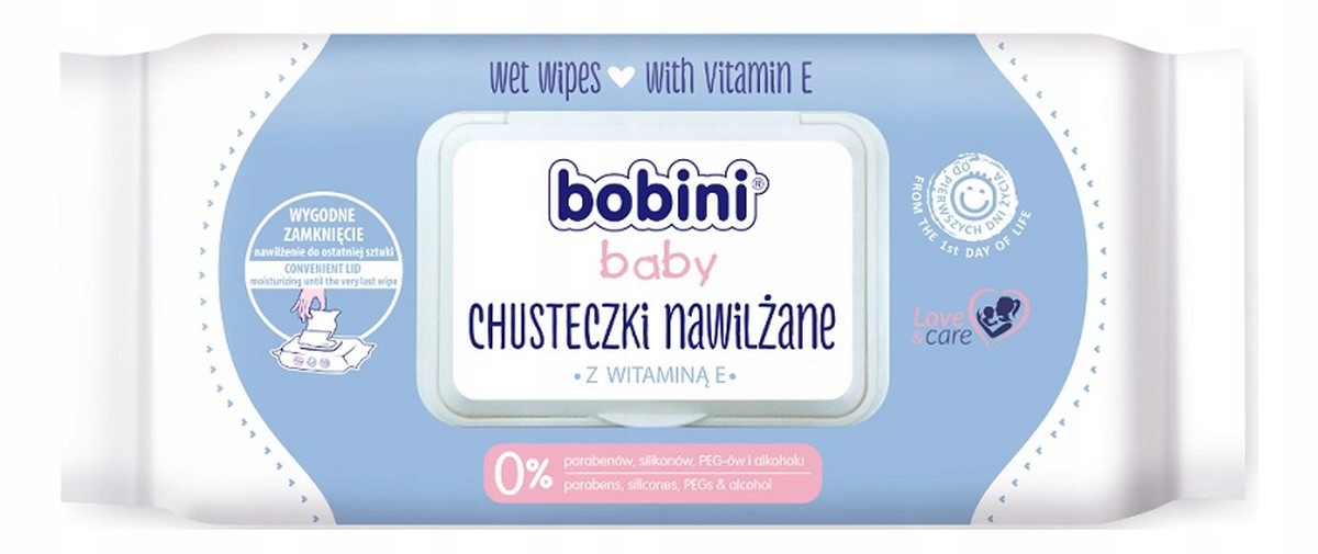 bobini chusteczki nawilżane 70 szt