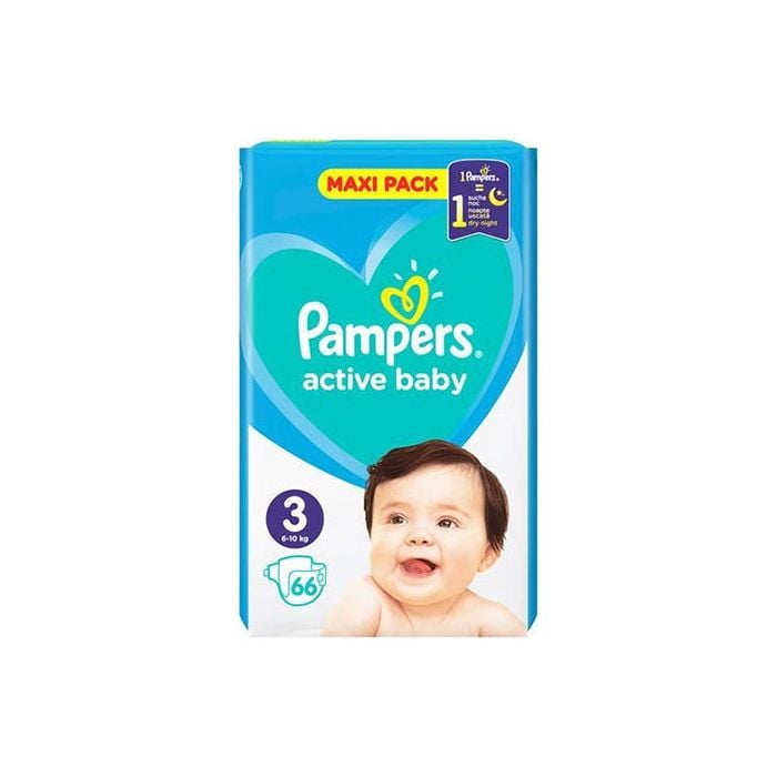 pampers active baby 3 66 szt