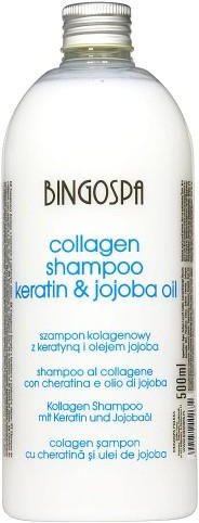 bingospa kolagenowy szampon z olejkiem jojoba