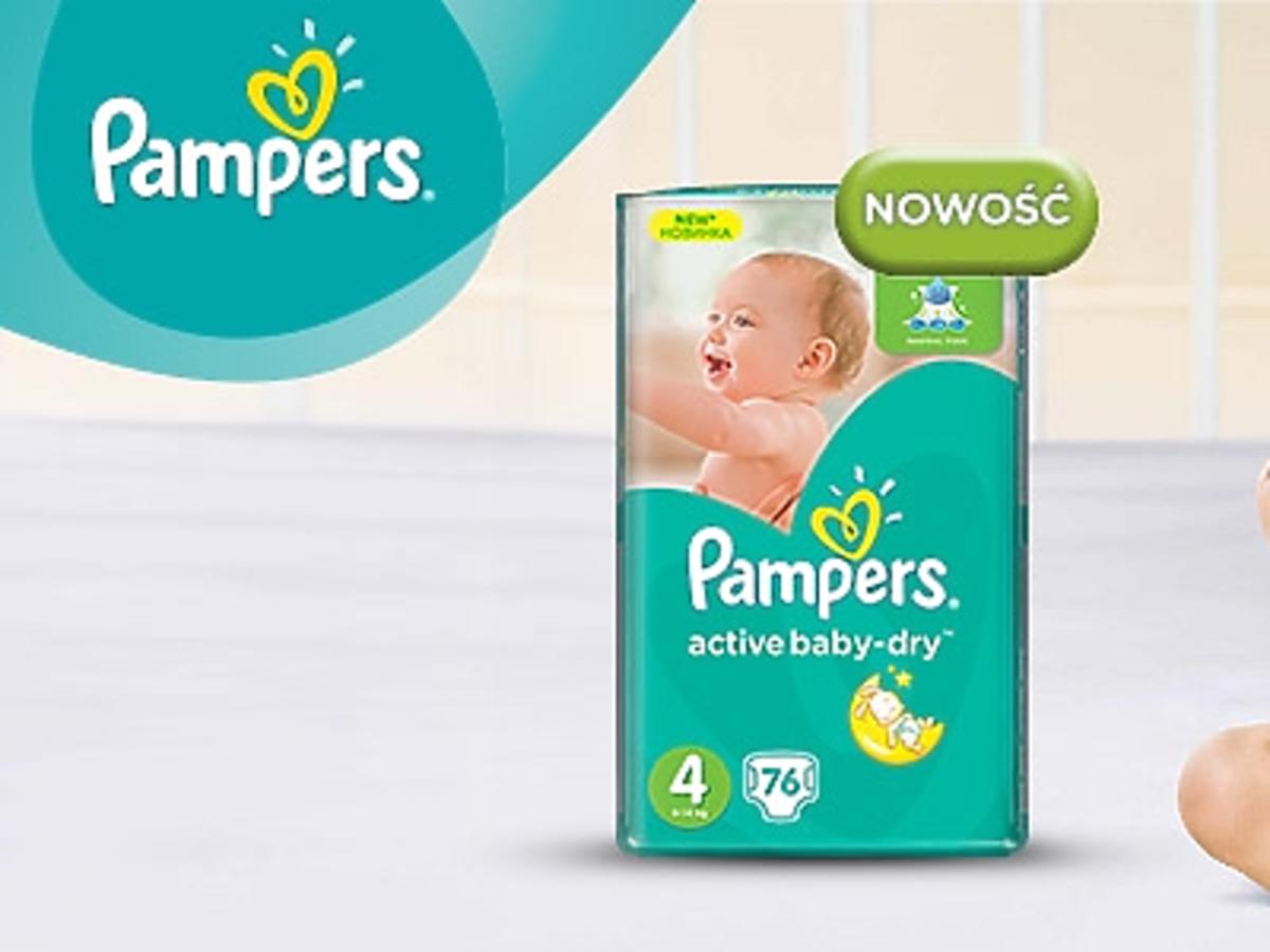 niemowle za całą noc ma suchy pampers