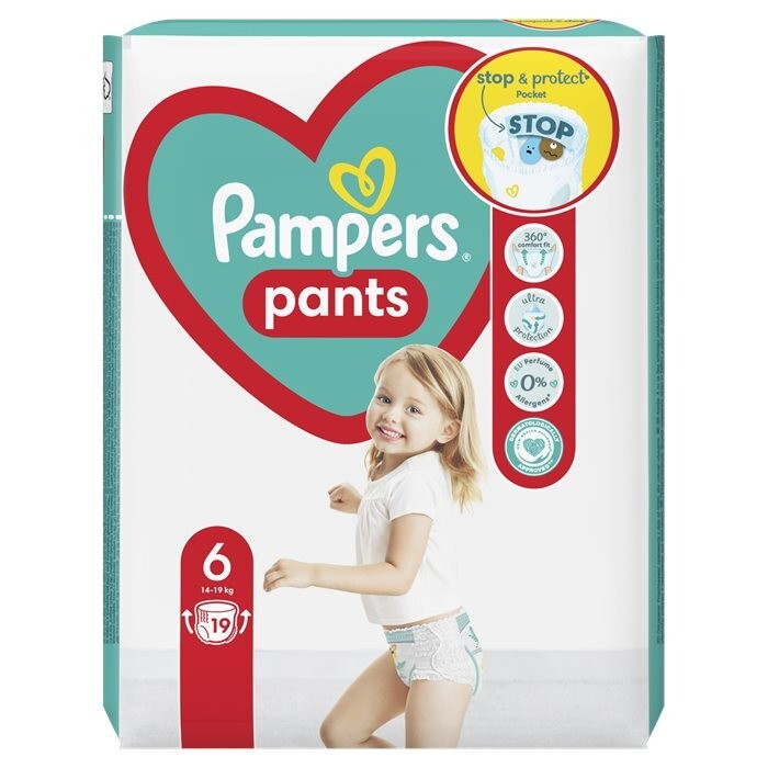 pampers pant zmienia kolor tasma z przodu