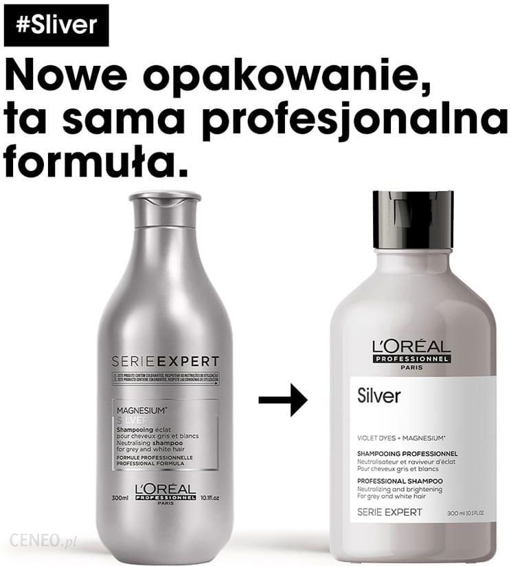 loreal silver szampon efekty