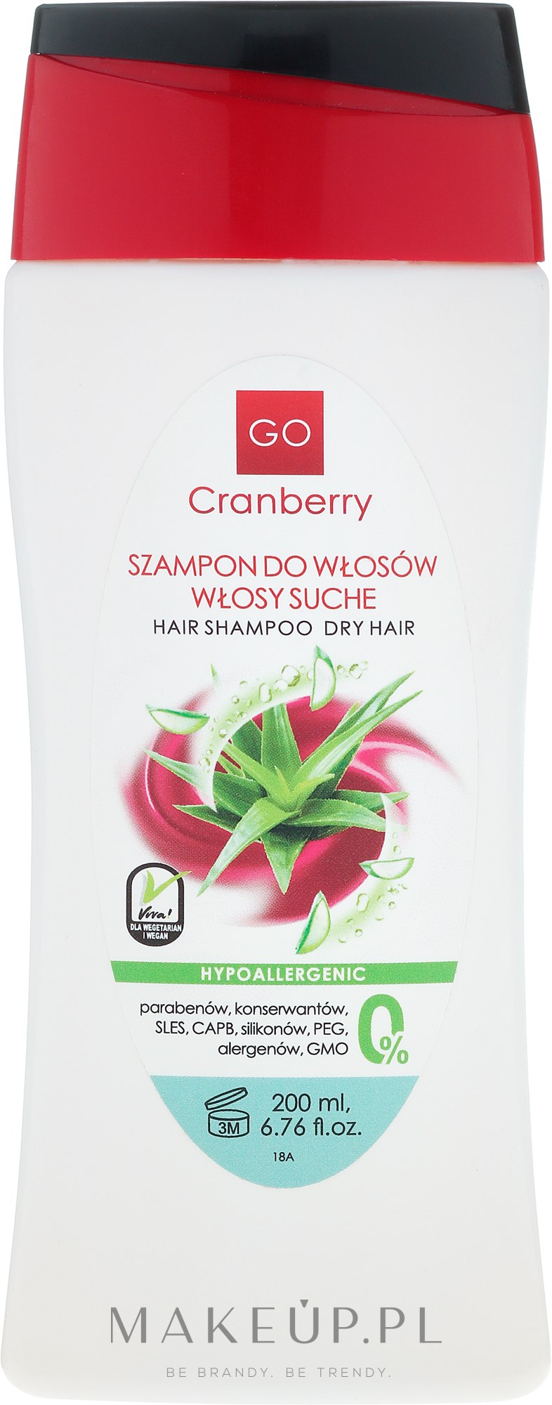 szampon do włosów włosy suche gocranberry 200 ml