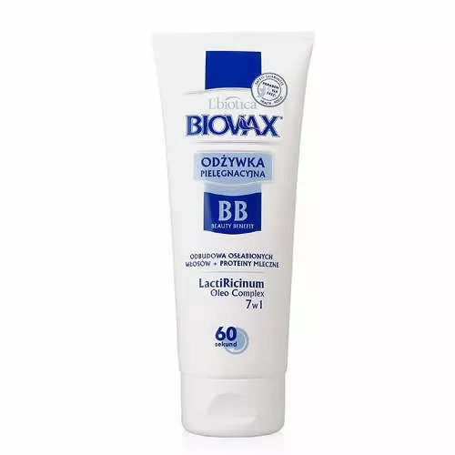 biovax bb 60 sekund odżywka pielęgnująca do odbudowy osłabionych włosów