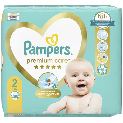 pieluchy pampers premium care 2