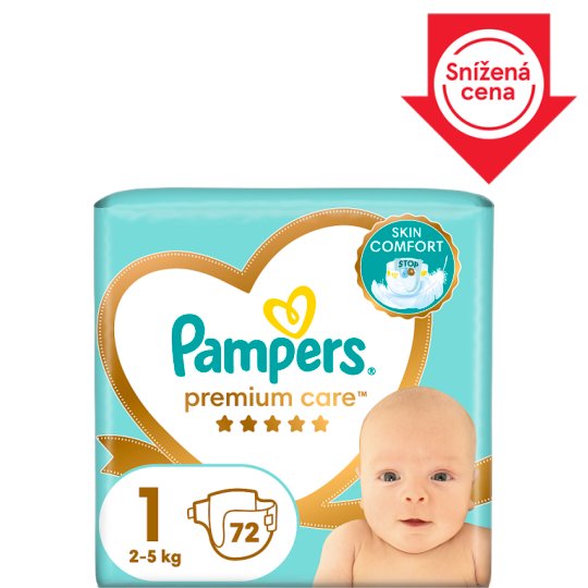 pampers premium care 1 tesco cena