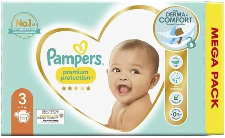 rozmiary pampers mega box