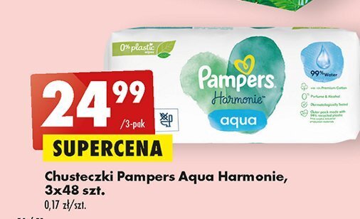 biedronka chusteczki nawilżane pampers