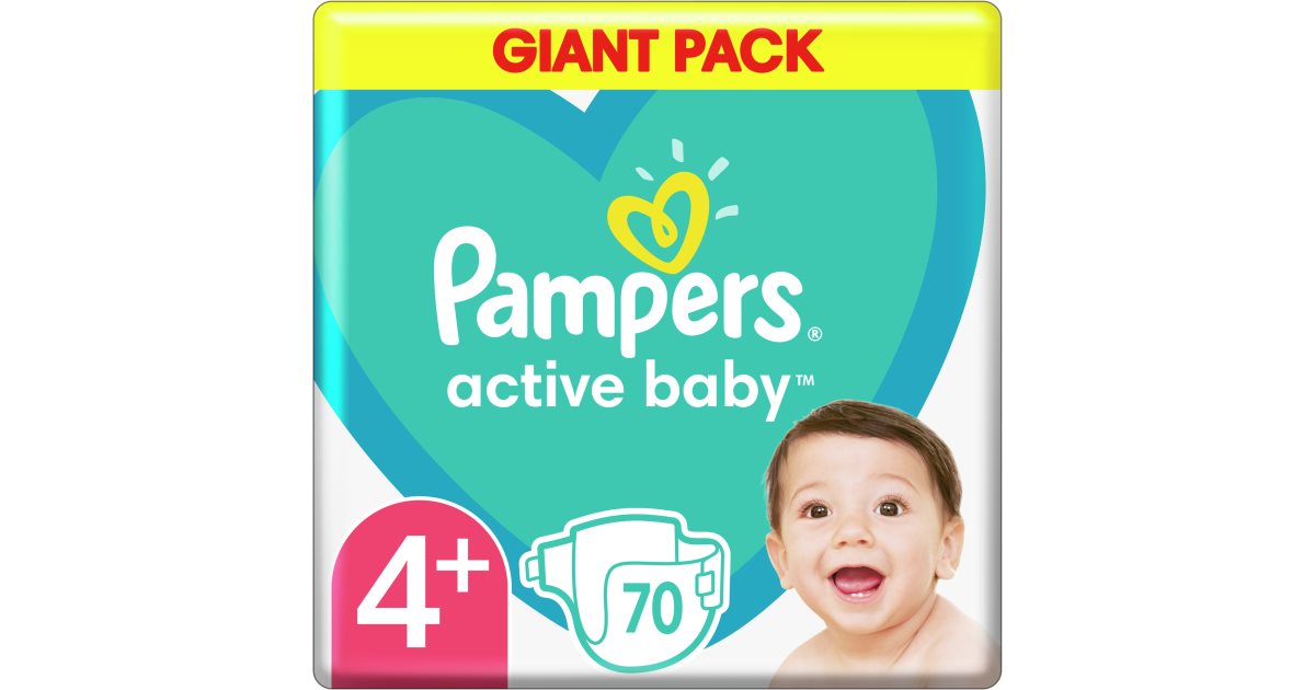 pampers 70 pack size 4 plus