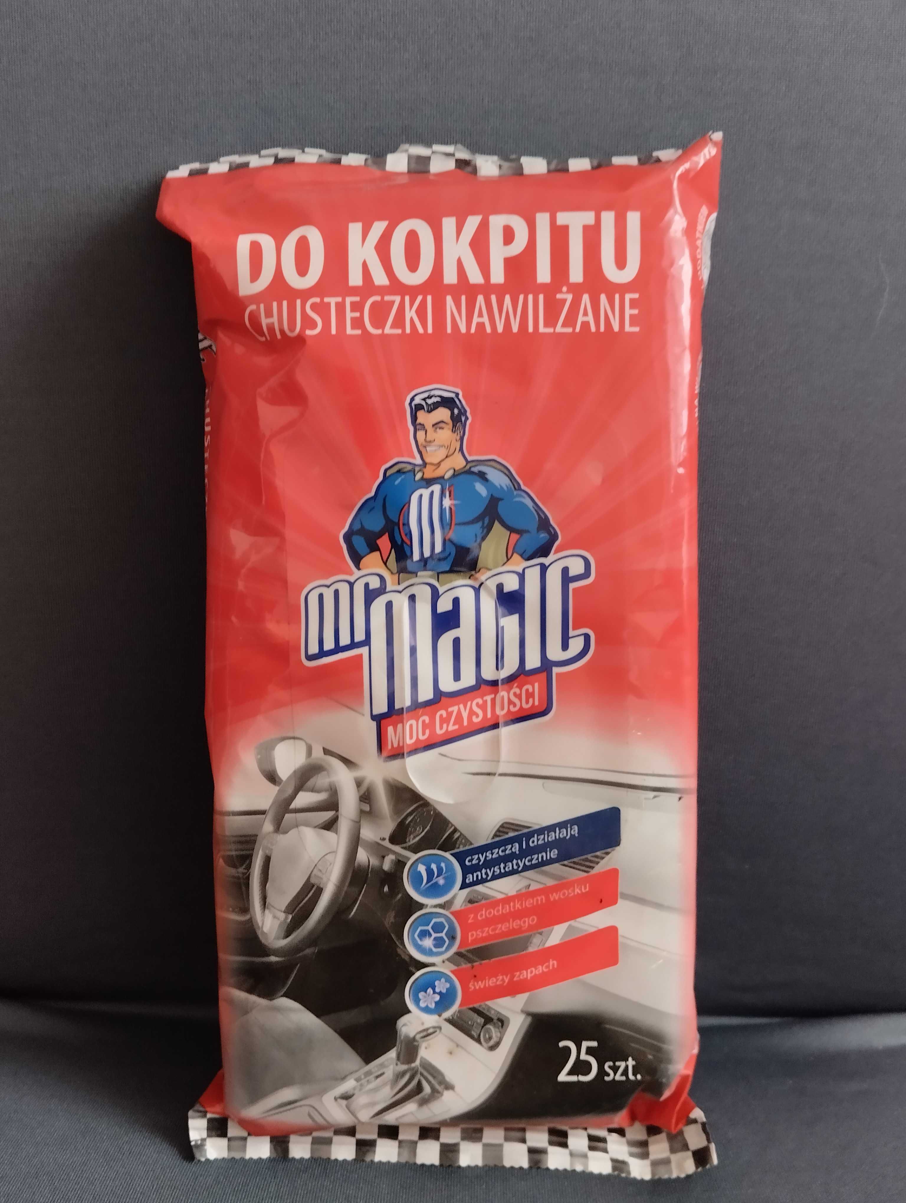 chusteczki nawilżane mr magic do szyb