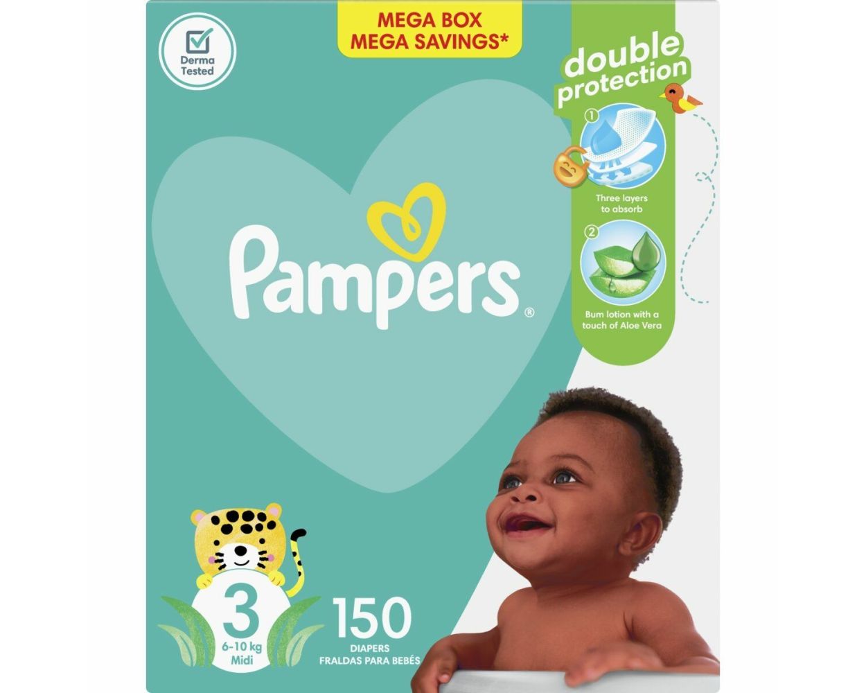 pampers active baby 3 150 szt