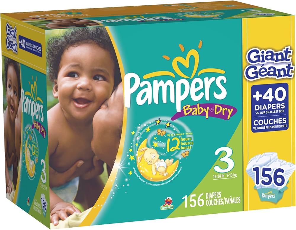 pampers soft and dry