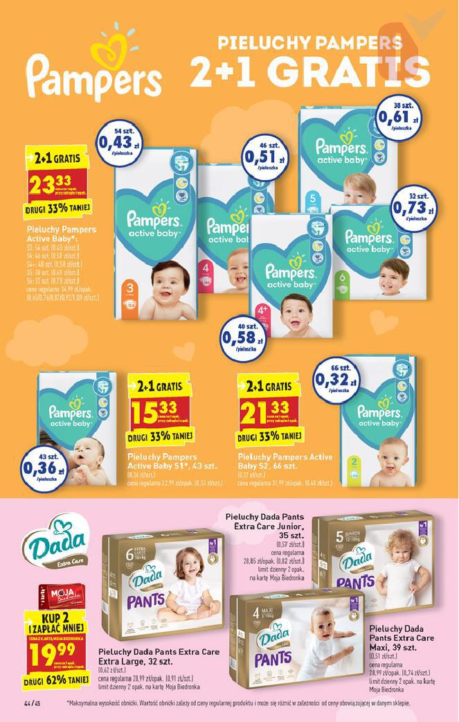 pampers biedroka