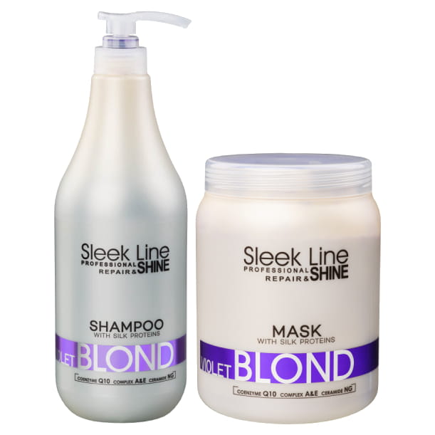stapiz sleek line blond szampon 1l maska 1l