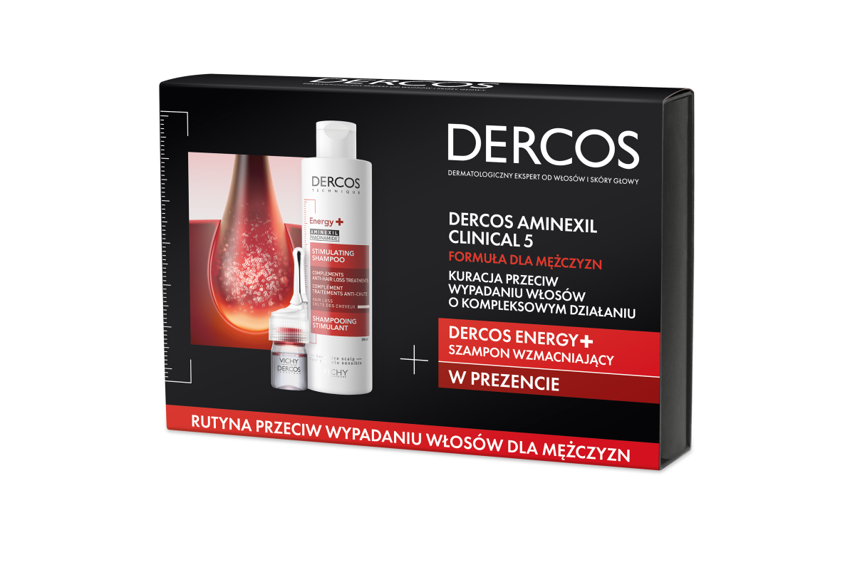 vichy dercos aminexil szampon dla mężczyzn