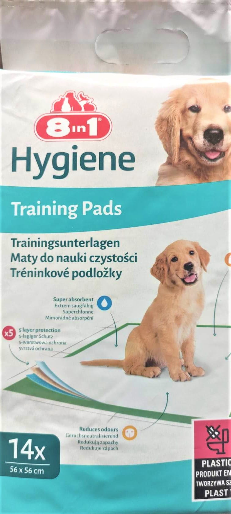 8in1 training pads pieluchy dla szczeniąt o zapachu trawy