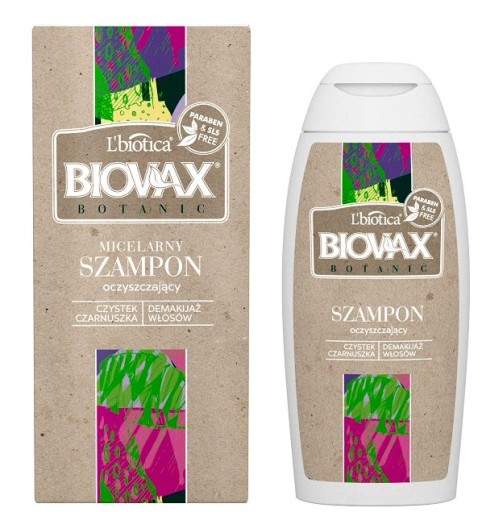 biovax oczyszczajacy szampon micelarny