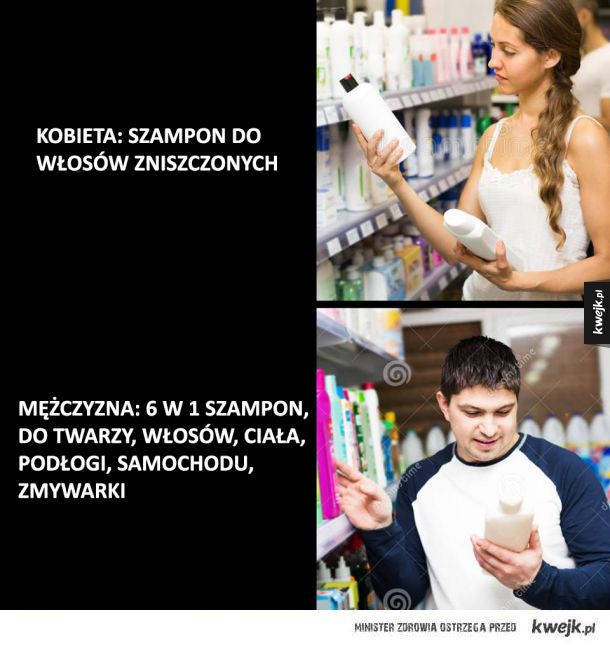 szampon dla mężczyzn meme