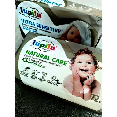 sroka o chusteczki nawilżane lupilu premium ultra sensitive