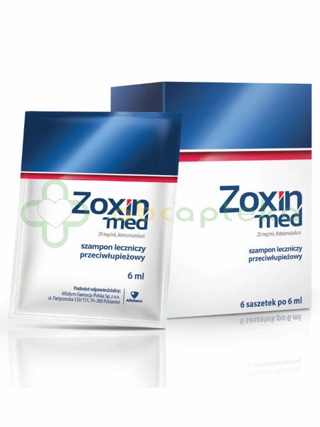 zoxin med 20mg ml szampon przeciwłupieżowy