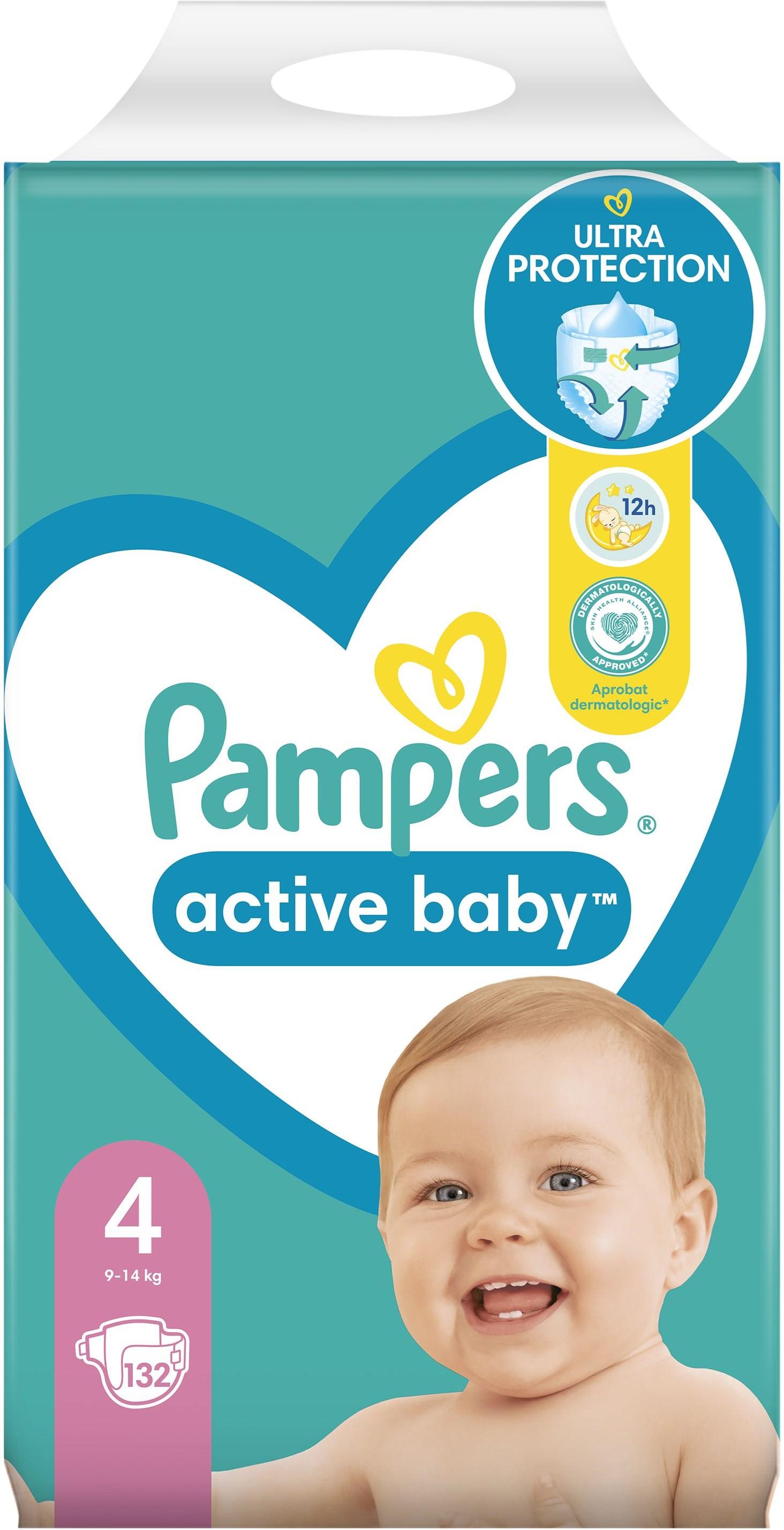 pampers active baby dry 4 132 ceneo