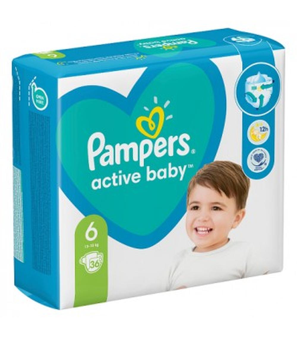 rozmiary pieluchy pampers active baby opinie