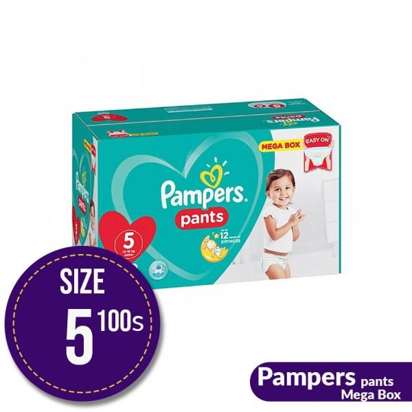 pampers pants 5 mega box