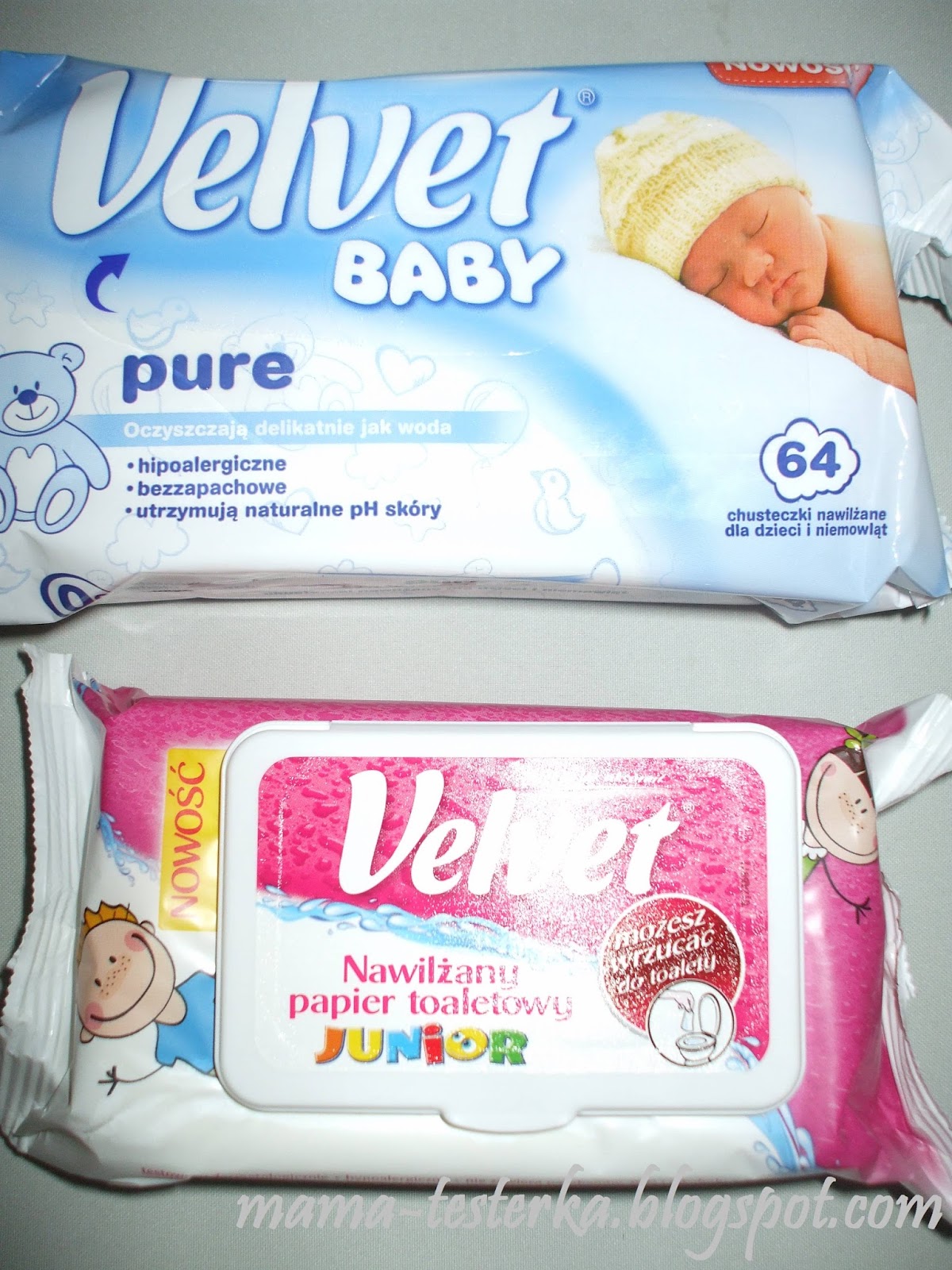 velvethipoalergiczne chusteczki nawilżane velvet baby pure