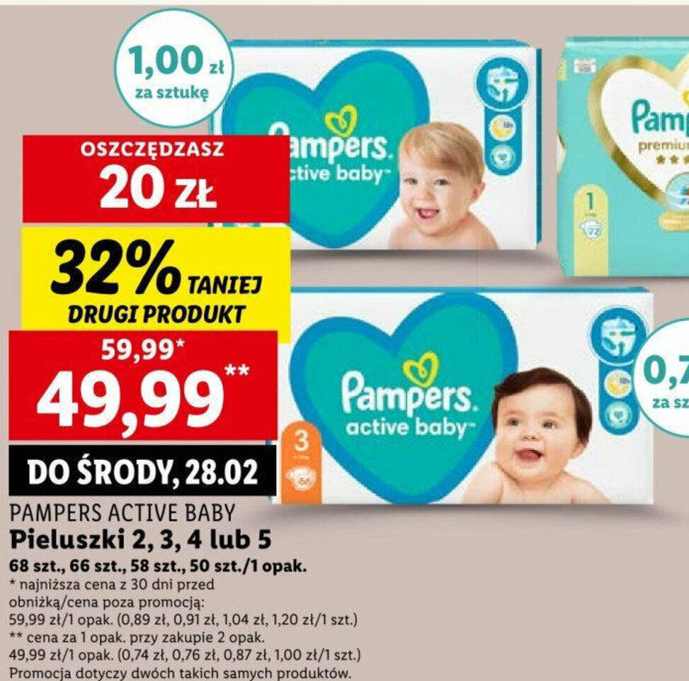 pampers 4 cena lidl