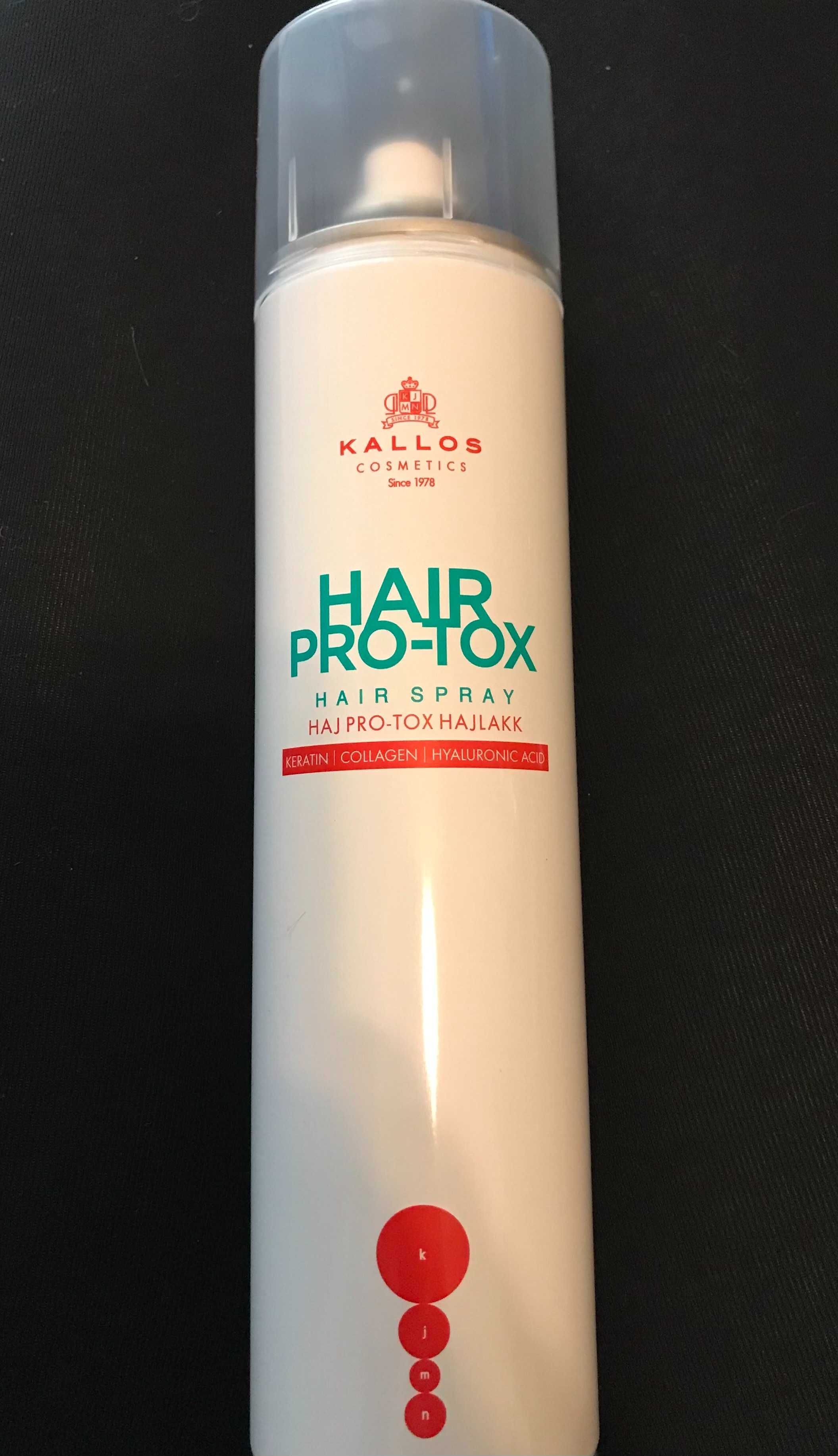 kallos lakier do włosów hair pro-tox