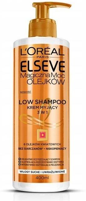 loreal magiczna moc olejków szampon krem