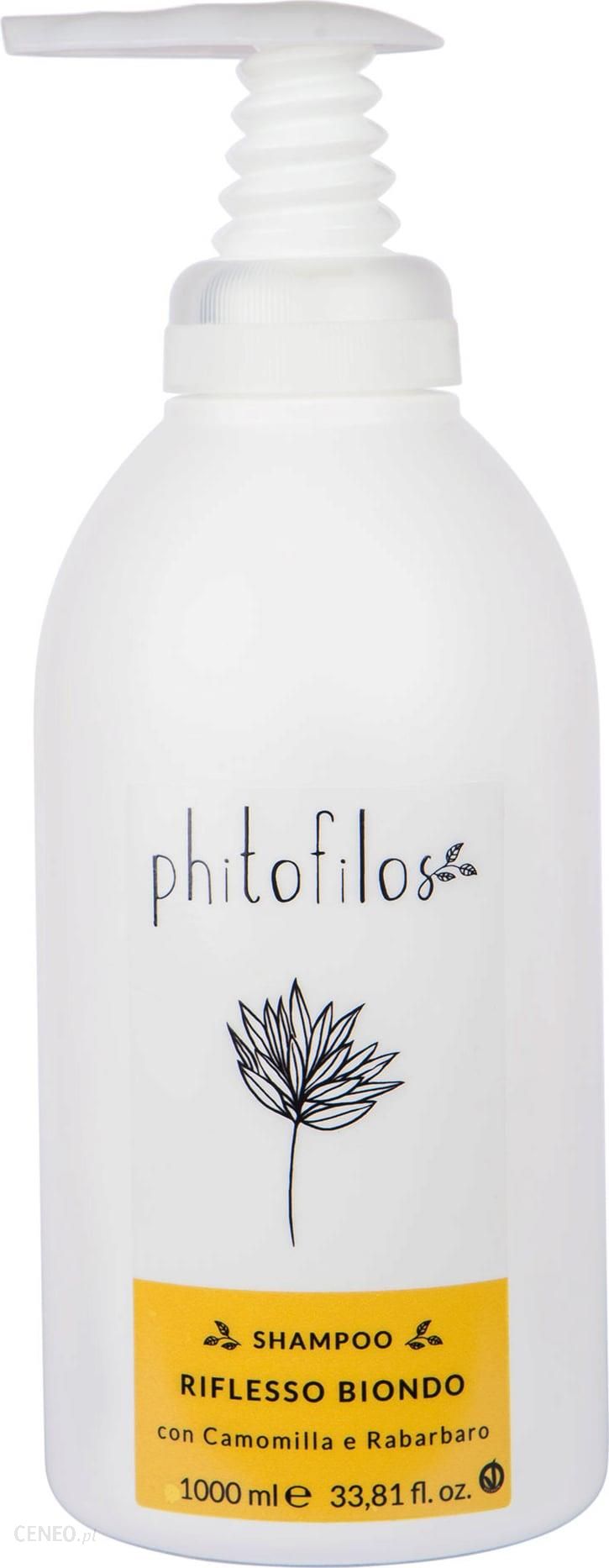 phitofilos szampon do włosów blond z rumiankiem i rabarbarem riflesso