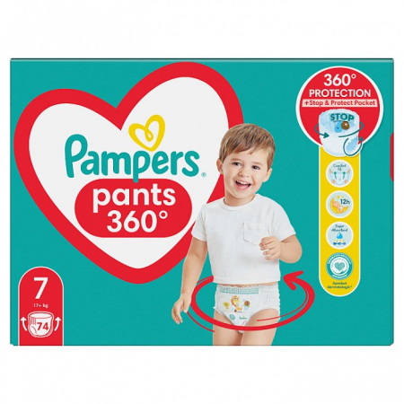 pampers pants rozmiar 7