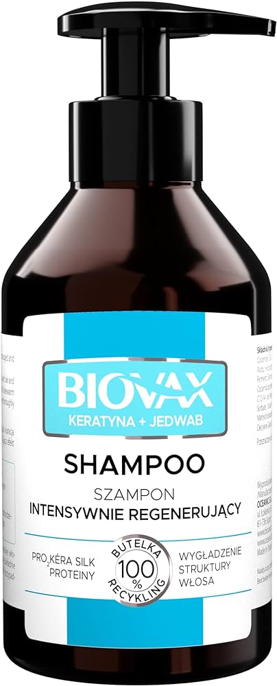 lbiotica biovax intensywnie regenerujący szampon keratyna