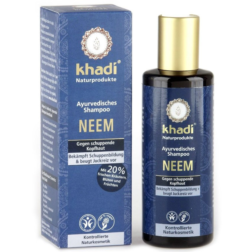 przeciwłupieżowy szampon z neem khadi30ml