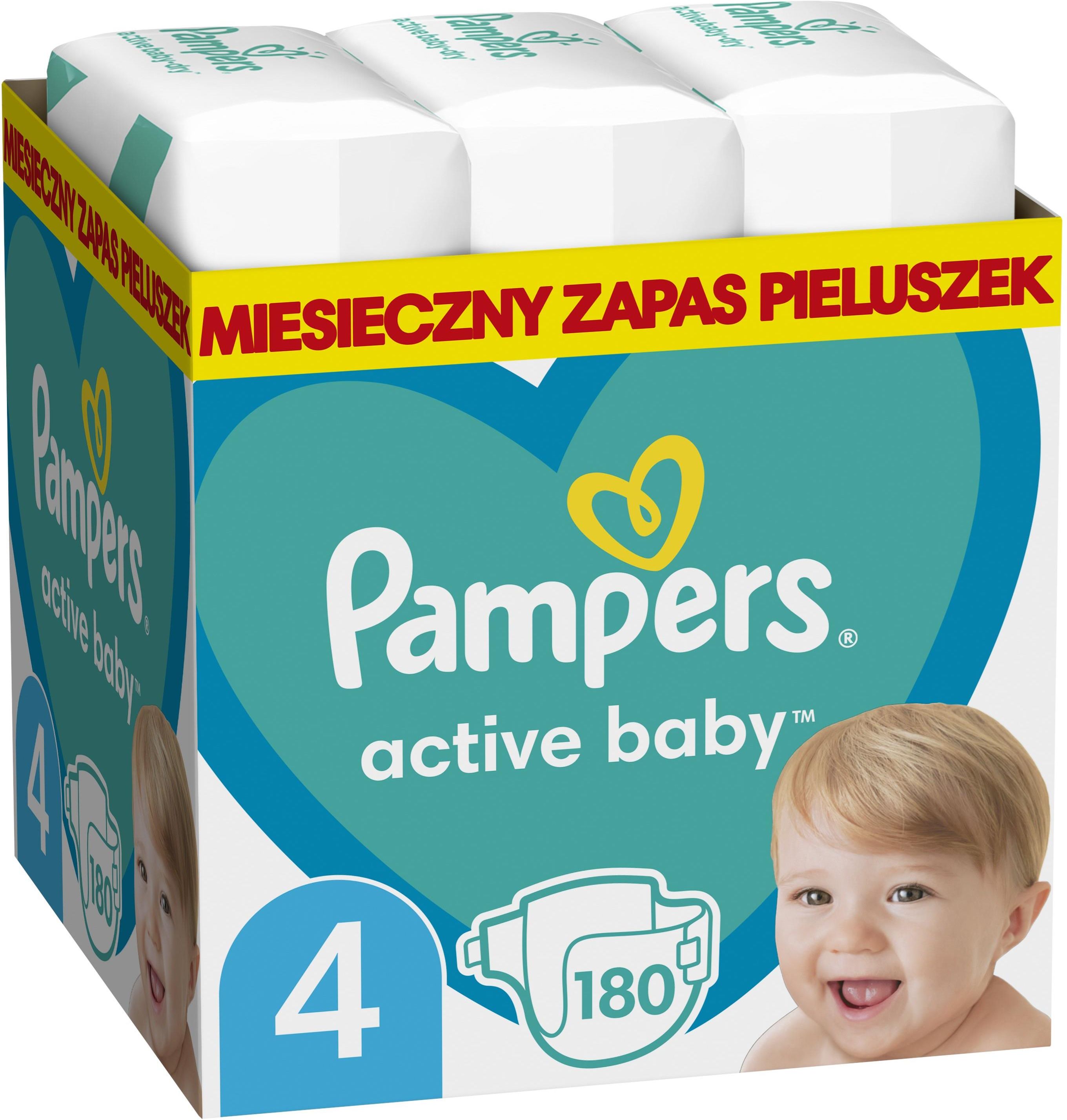 pieluszki pampers active baby opinie