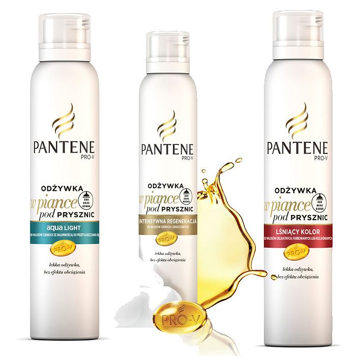 odżywka do włosów pantene w piance