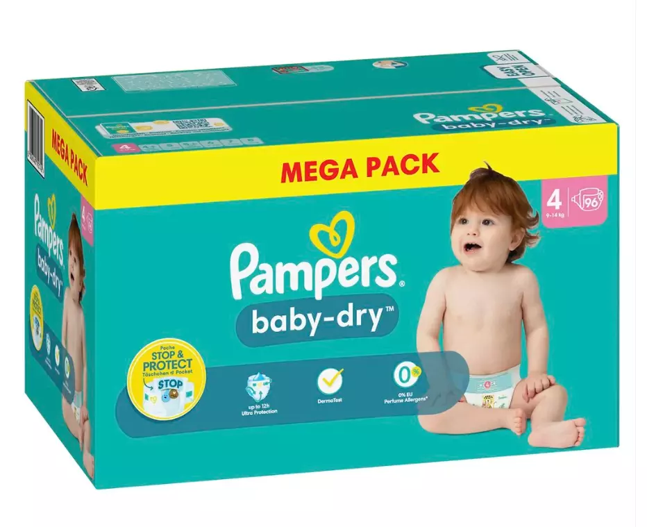 mega pack pampers 4