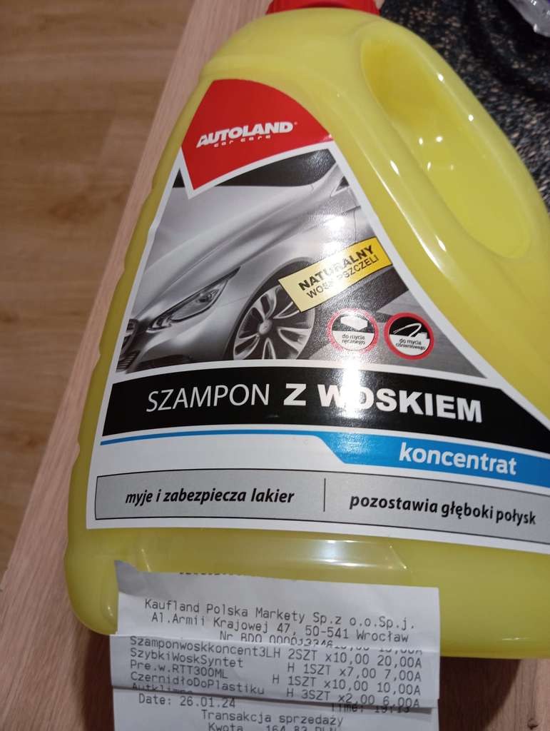 autoland szampon z woskiem 3l