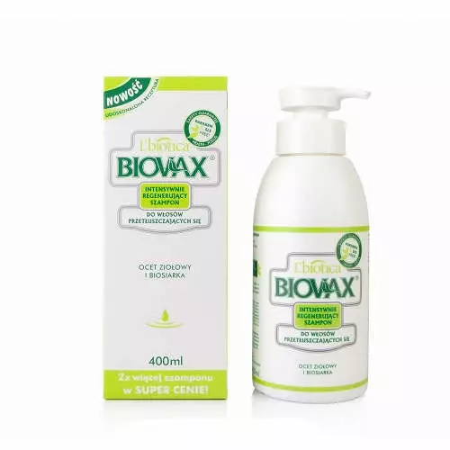 l biotica biovax szampon do włosów przetłuszczających