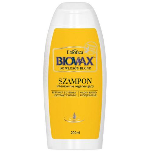 biovax szampon do włosów blond