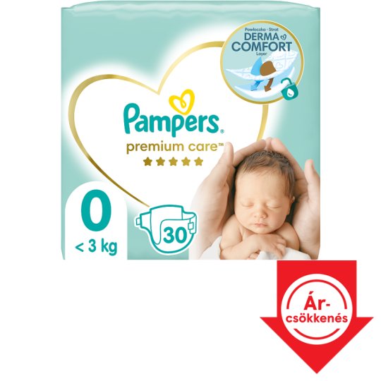 tesco pampers premium care 0