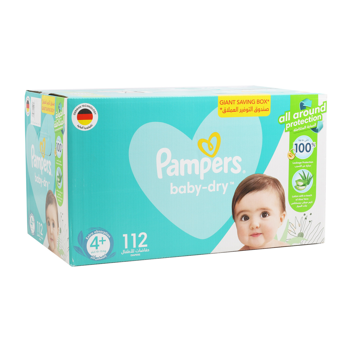 pampers 4no mega box