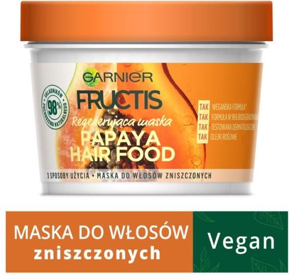 garnier fructis papaya hair food maska do włosów zniszczonych rossman