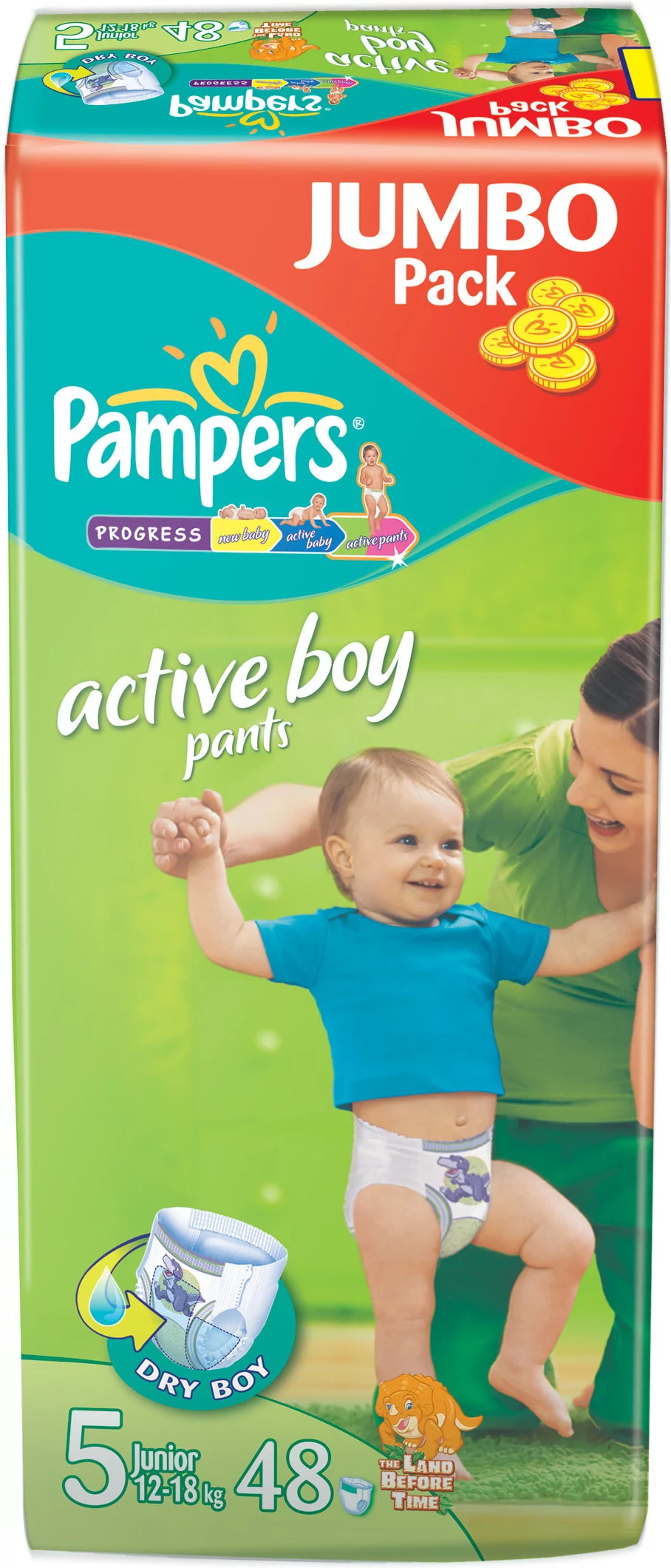 pieluchomajtki pampers 5 active boy