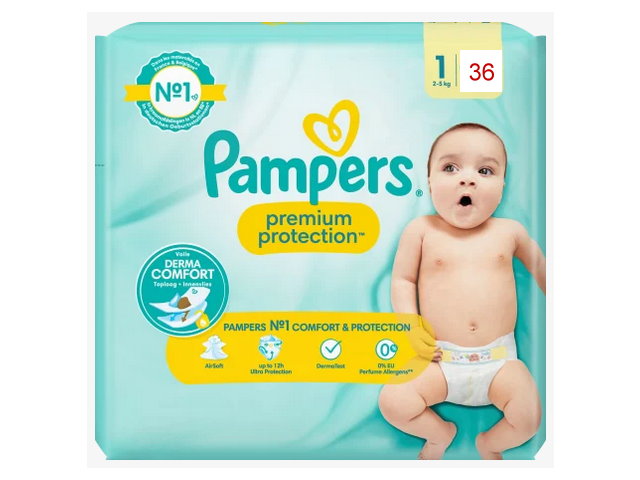 pampers 1 premium protection