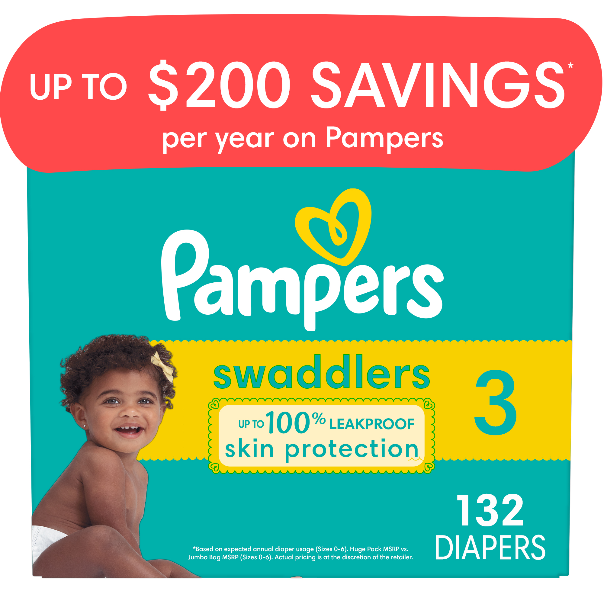 pampers 3 132