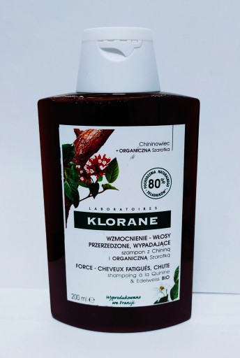 szampon klorane chinina opinie