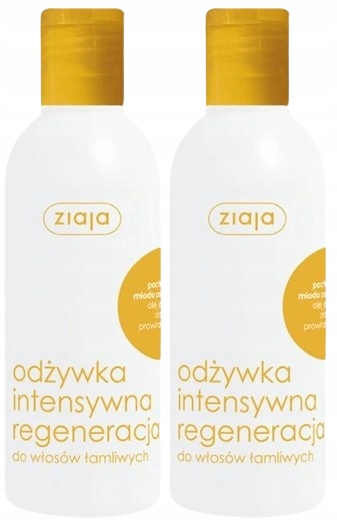 ziaja odżywka do włosów intensywna regeneracja miód 200 ml